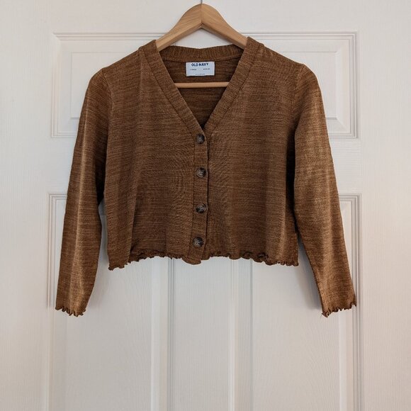Old Navy kids cardigan V neck size Large 10-12 - Picture 1 of 9